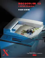 Предварительный просмотр 1 страницы Xerox DOCUCOLOR 12 User Manual