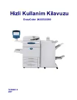 Предварительный просмотр 1 страницы Xerox DocuColor 242 Manual