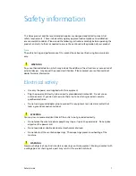 Preview for 5 page of Xerox DocuColor 7002 Safety Manual