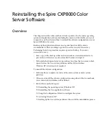 Preview for 5 page of Xerox DocuColor 8000 Software Installation Manual