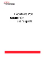 Preview for 2 page of Xerox DocuMate 250 User Manual