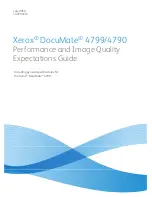 Preview for 1 page of Xerox DocuMate 4799 Manual