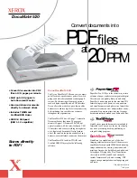 Xerox DocuMate 520 Brochure & Specs preview