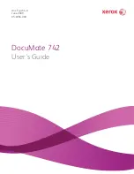 Предварительный просмотр 1 страницы Xerox DocuMate 742 User Manual