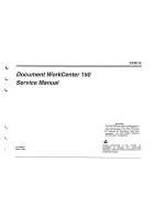 Preview for 3 page of Xerox Document Workcenter 150 Service Manual