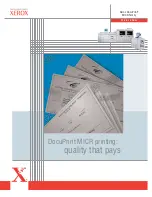 Предварительный просмотр 1 страницы Xerox DocuPrint 2000MX Brochure