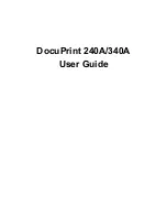 Xerox DocuPrint 240A User Manual предпросмотр