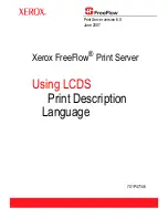 Предварительный просмотр 1 страницы Xerox Docuprint 75 Software Manual