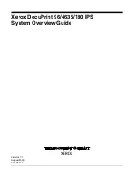 Xerox DocuPrint 96 IPS Series System Overview Manual preview