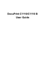 Xerox DocuPrint C1110 User Manual preview