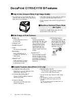 Preview for 4 page of Xerox DocuPrint C1110 User Manual