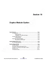 Предварительный просмотр 445 страницы Xerox DocuPrint N17 Service Manual