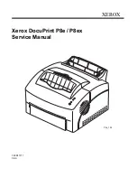 Xerox DocuPrint P8E Service Manual preview