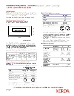 Preview for 1 page of Xerox DocuTech 6155 Install Manual