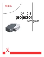 Xerox DP 1015 User Manual preview