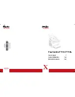 Xerox FaxCentre F116 User Manual preview