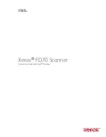 Xerox FD70 User Manual preview