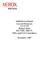 Xerox FREEFLOW ACCXES FIRMWARE 12.7 B 114 Firmware Release Notes preview