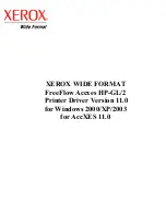 Preview for 1 page of Xerox HP-GL/2 User Manual