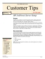 Xerox HP JetDirect 300X Setup Manual preview