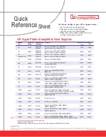 Preview for 2 page of Xerox HP Toner Cartridges 6R941 Quick Reference Sheet