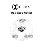 Xerox I Class Operator'S Manual preview