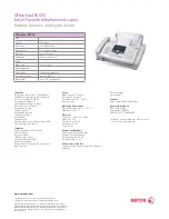 Предварительный просмотр 2 страницы Xerox IF6025 Specifications