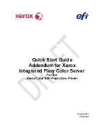 Xerox Integrated Fiery Color Server Quick Start Manual preview