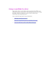 Предварительный просмотр 1 страницы Xerox LaserWriter 8.x driver User Manual