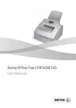 Предварительный просмотр 1 страницы Xerox LF8140.8145 User Manual