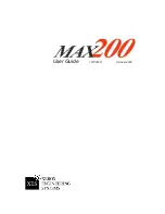 Preview for 1 page of Xerox MAX 200 User Manual