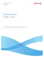 Preview for 1 page of Xerox Nuvera 100 roduction Systems Paper Manual