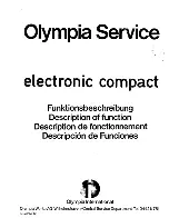 Preview for 50 page of Xerox OLYMPIA ELECTRONIC COMPACT Training Program