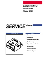 Предварительный просмотр 1 страницы Xerox Phaser 3120 Service Manual