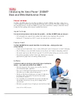 Preview for 3 page of Xerox Phaser 3200 Evaluator Manual