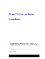 Preview for 3 page of Xerox Phaser 3425 Service Manual