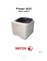 Предварительный просмотр 1 страницы Xerox PHASER 3435 Service Manual