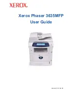 Предварительный просмотр 1 страницы Xerox Phaser 3635MFP/S User Manual