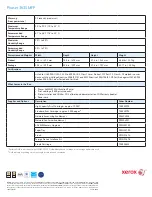 Preview for 8 page of Xerox Phaser 3635MFP/X Brochure & Specs