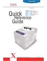 Предварительный просмотр 1 страницы Xerox Phaser 4500 Quick Reference Manual