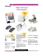 Xerox Phaser 550 Supplies Manual preview