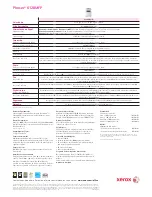 Preview for 4 page of Xerox Phaser
6128MFP (Portuguese) Specifications