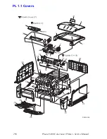 Предварительный просмотр 4 страницы Xerox Phaser 6200 Parts List