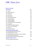 Предварительный просмотр 1 страницы Xerox Phaser 6200N Parts List