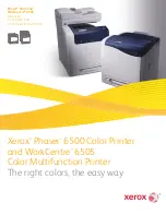 Xerox Phaser 6500 Brochure & Specs preview