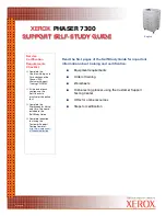 Xerox Phaser 7300 Study Manual preview