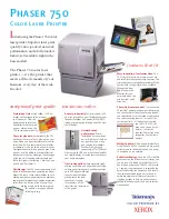 Xerox Phaser 750 Specifications preview