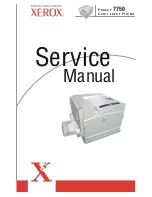 Xerox Phaser 7750DXF Service Manual preview