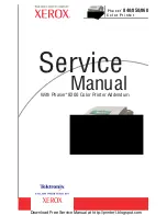 Xerox Phaser 840 Service Manual preview