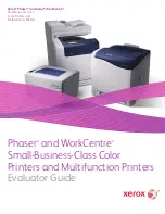 Предварительный просмотр 1 страницы Xerox Phaser, DocuPrint Quick Manual